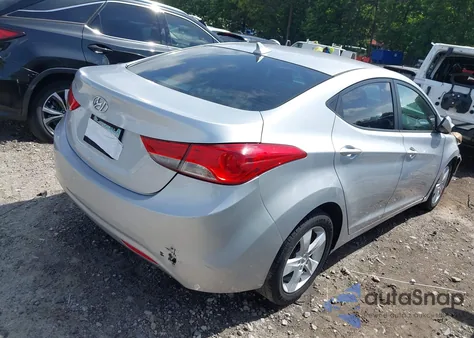 2013 Hyundai Elantra Gls из США, поврежденный, VIN 5NPDH4AE1DH367431